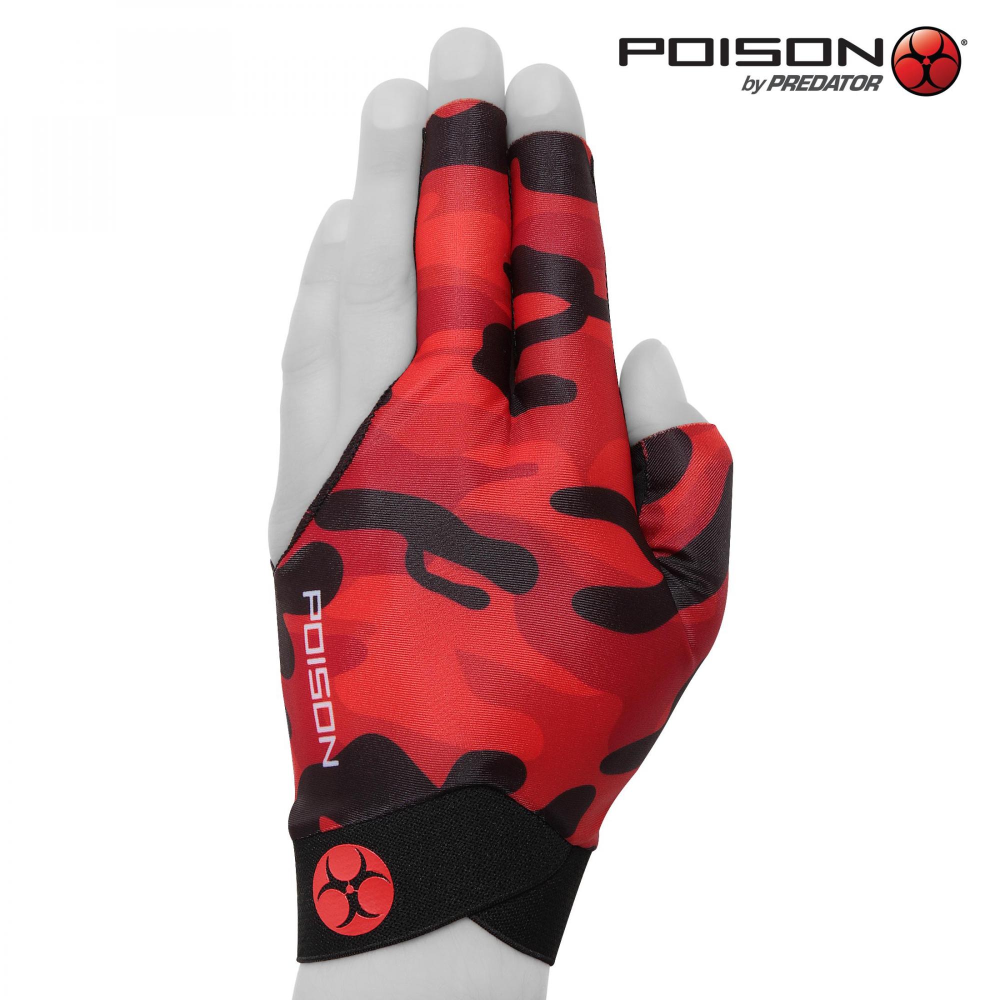 Купить Перчатка Poison Camo Red S/M/L/XL по лучшей цене в интернет-магазине  Luza.ru