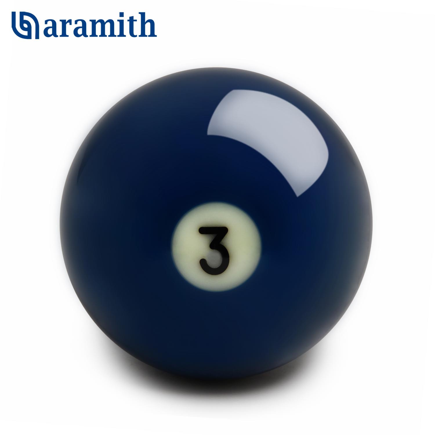 Шар Aramith Premier Pyramid 68мм номер №3 синий