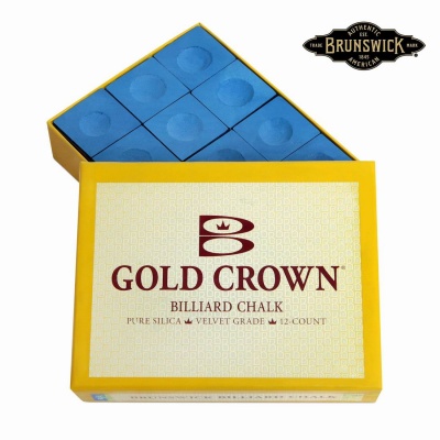 Мел Brunswick Gold Crown Blue 12шт.